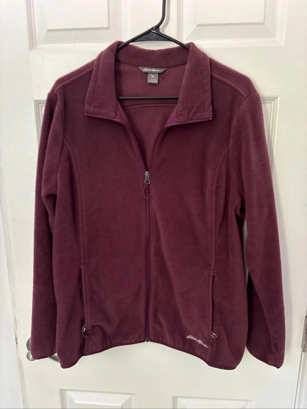 Eddie Bauer Women's Wine Full-Zip Fleece Jacket